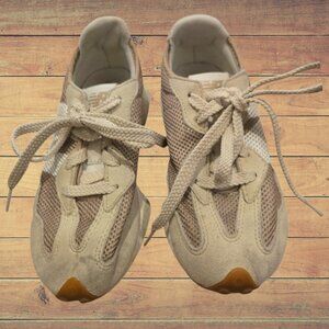 New Balance 327 Kids Sneakers - Tan & Cream - Little Kid Size 13